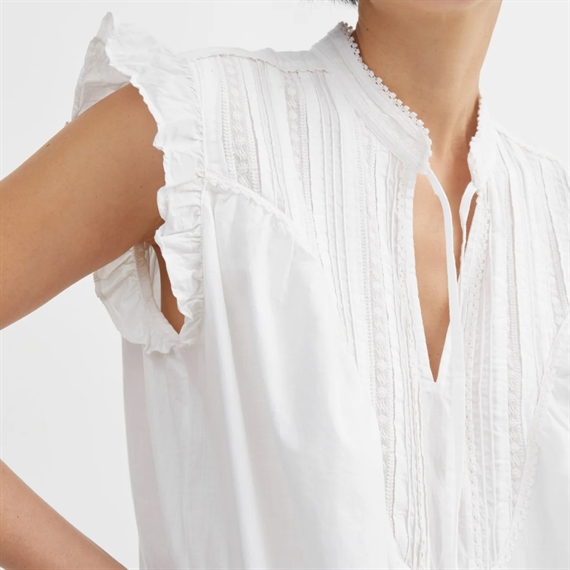 Skall Studio Aurora Kjole, Optic White